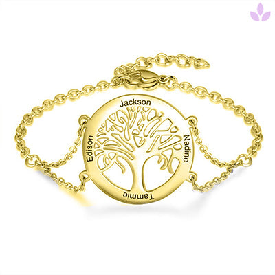 Bracelet Arbre de vie prénom