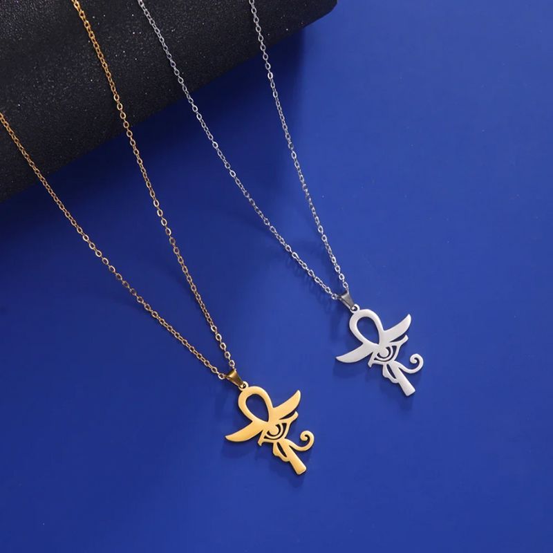 ankh pendentif comparaison or et argent