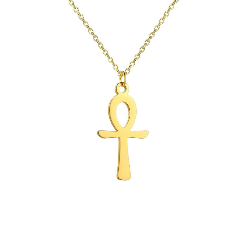 Collier Ankh finition or