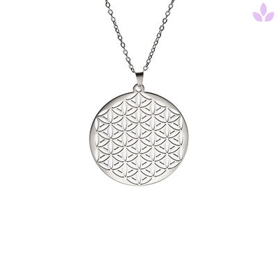 Collier fleur de vie en argent