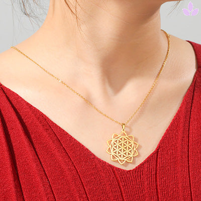 collier mandala femme