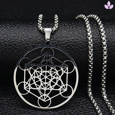 pendentif metatron argent