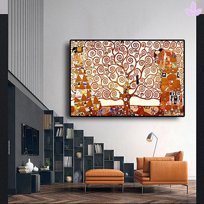 tableau arbre de vie klimt